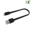 Kabel Lightning 25cm Green Cell Matte met snelladen voor Apple iPhone