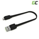 Kabel Lightning 25cm Green Cell Matte met snelladen voor Apple iPhone