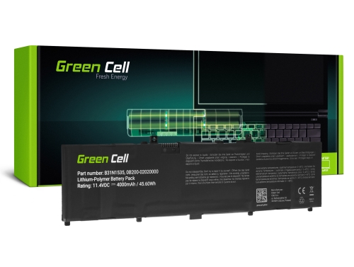 Green Cell Laptop Accu B31N1535 voor Asus ZenBook UX310 UX310UA UX310UF UX410U UX410UA UX410UF