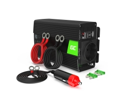 Green Cell ® 500W / 1000W zuivere sinusspanningsomvormer Omvormer 24V 230V omvormer