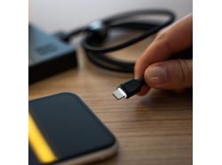 Cable Green Cell Ray USB-A - microUSB Orange LED 200cm with support for Ultra Charge QC3.0 fast charging