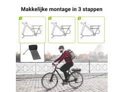 Green Cell® E-Bike Akku 48V 20Ah E-Bike Li-Ion Rear Rack Batterie mit Ladegerät