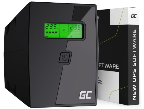 Green Cell Ononderbroken Stroomvoorziening UPS 600VA 360W met LCD-scherm + Nieuwe Toepassing