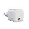 Green Cell Witte Lichtnetlader 33W GaN GC PowerGan voor Laptop, MacBook, Iphone, Tablet, Nintendo Switch - 1x USB-C PD