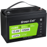 Green Cell® LiFePO4 accu 125Ah 12.8V 1600Wh lithium-ijzerfosfaat batterij voor PV-systeem, Kampeerwagen, Boote