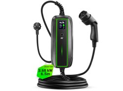 Green Cell Mobiele Oplader 3.6kW Type 2 - Schuko 6.5m GC PowerCable voor EV Elektrische Auto's en Plug-In Hybriden PHEV