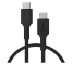 USB-C-kabel 0,3m 100W Greencell PowerFlex Snelladen PD Panther Black